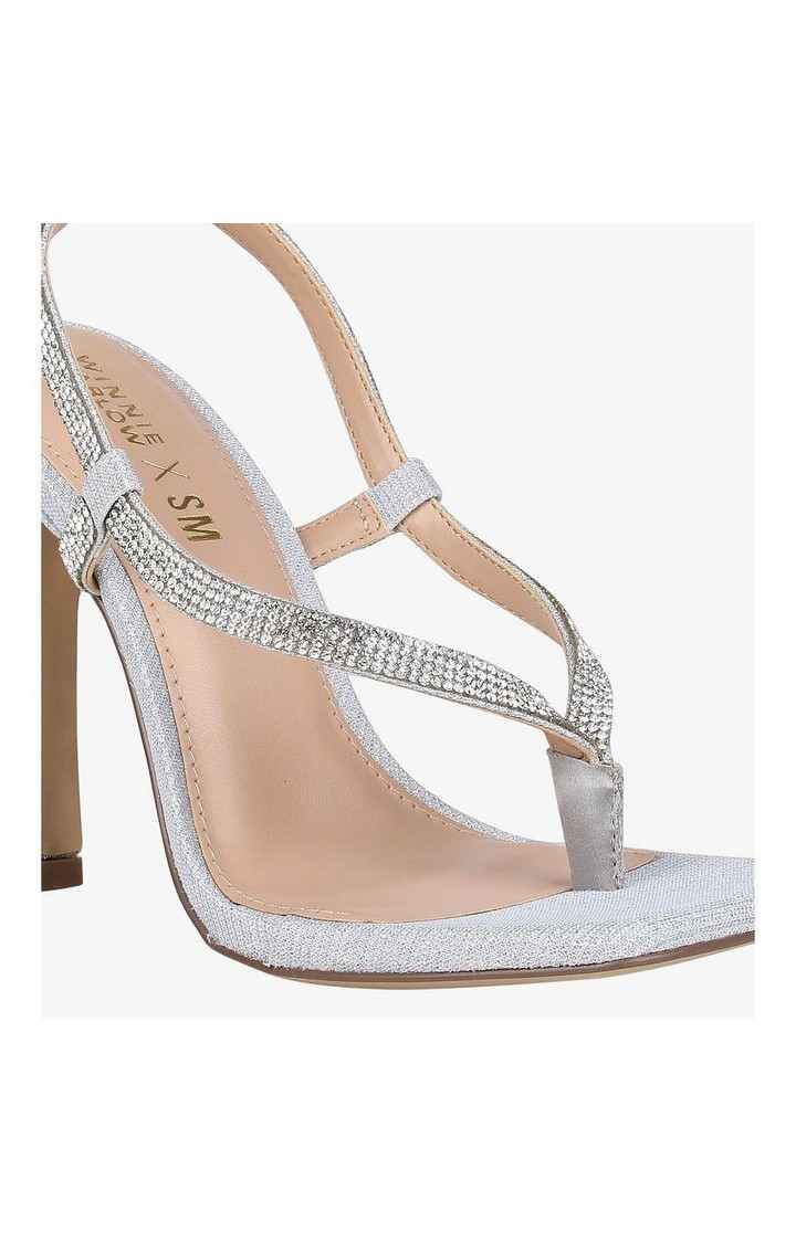 Bashment Gold Heel Sandals