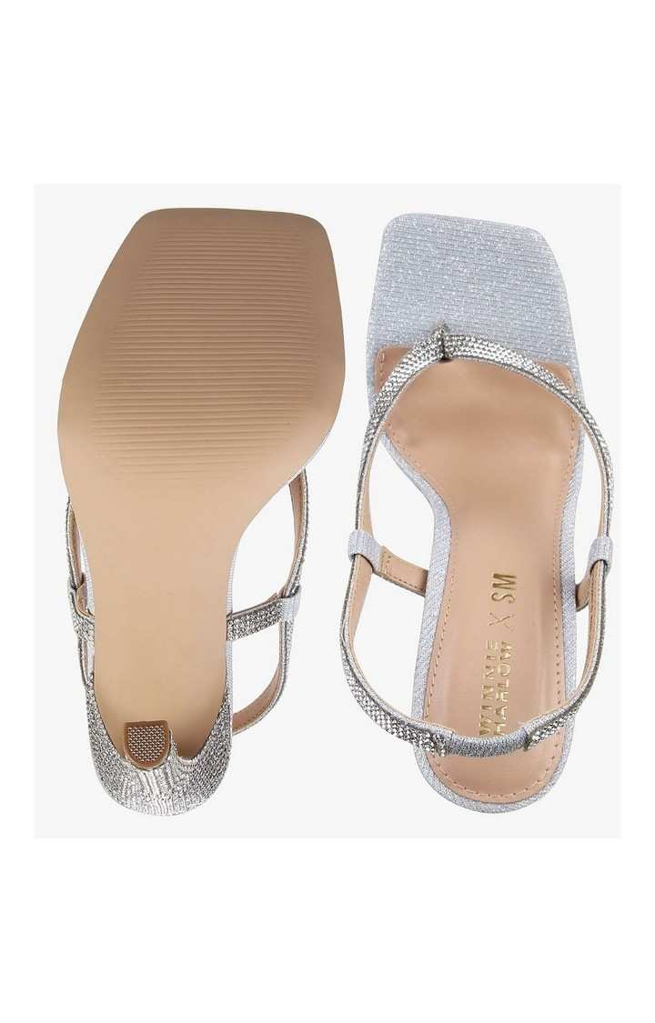 Bashment Gold Heel Sandals