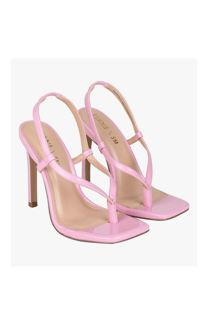 Bashment Pink Heel Sandals
