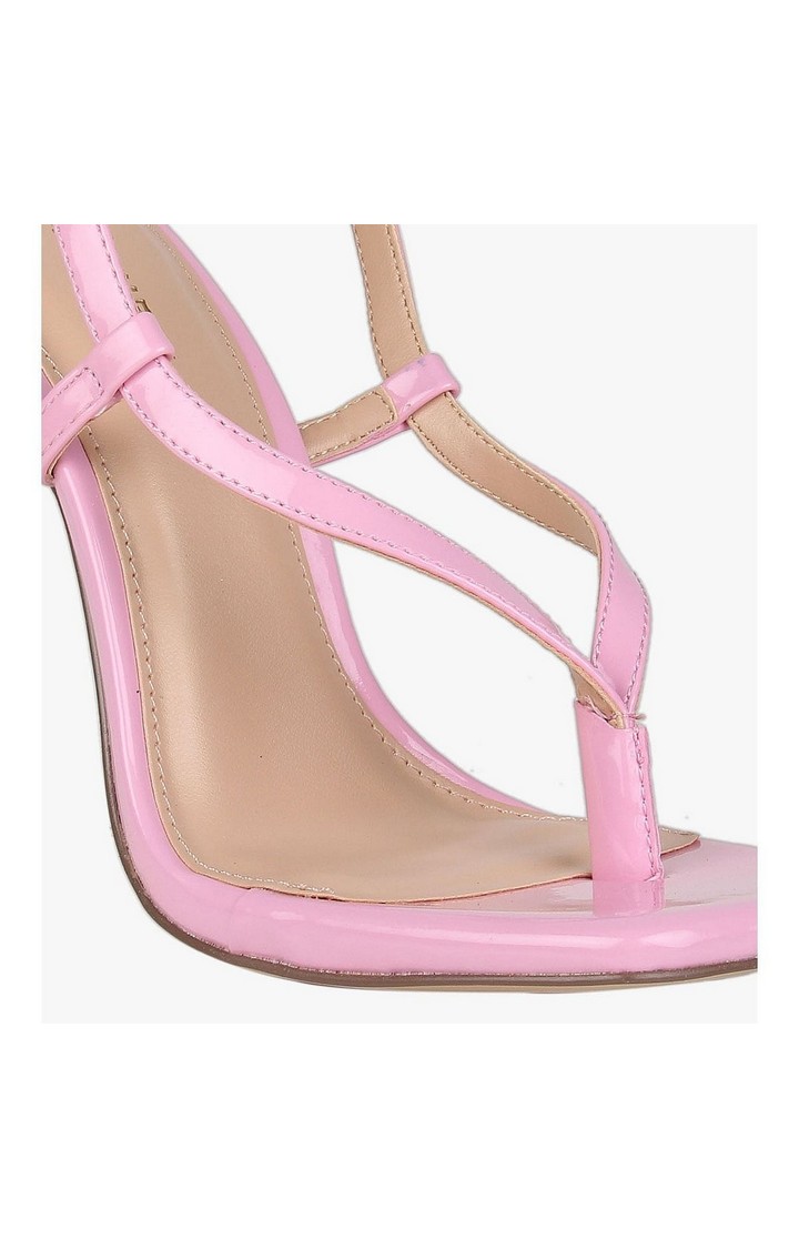 Bashment Pink Heel Sandals