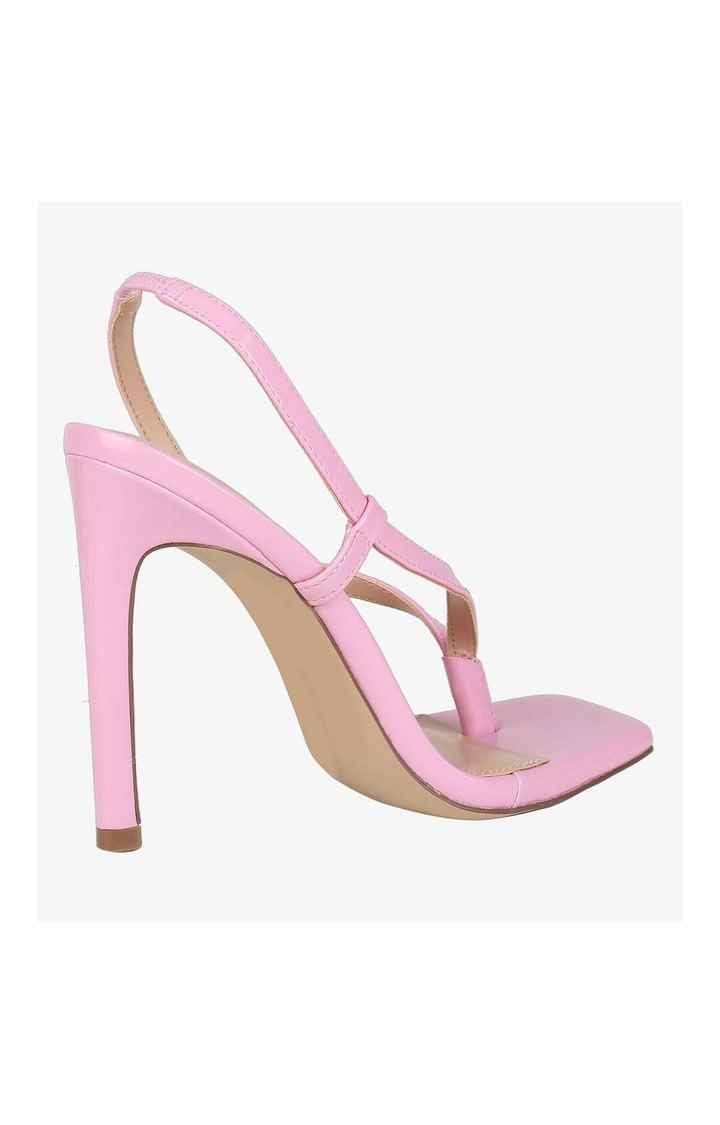 Bashment Pink Heel Sandals
