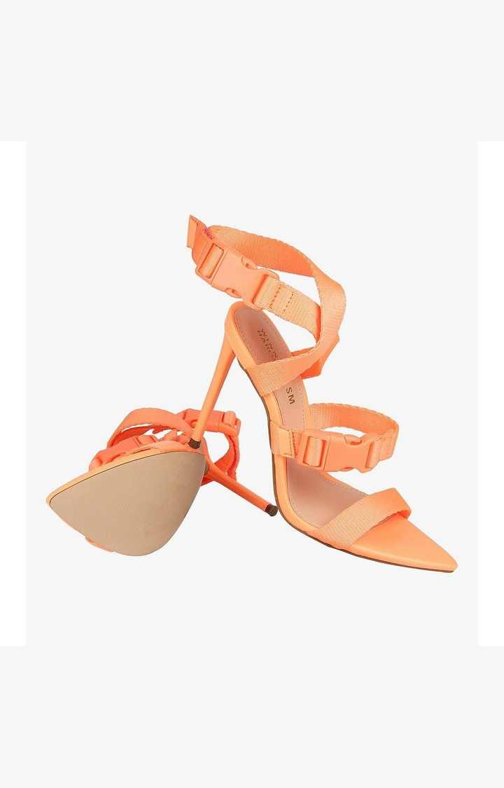 Rumpunch Orange Heel Sandals