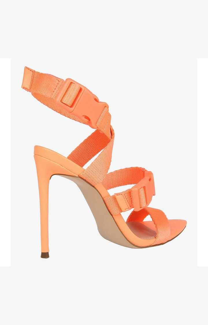 Rumpunch Orange Heel Sandals