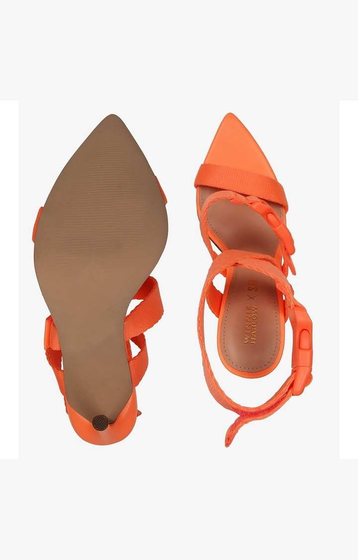 Rumpunch Orange Heel Sandals