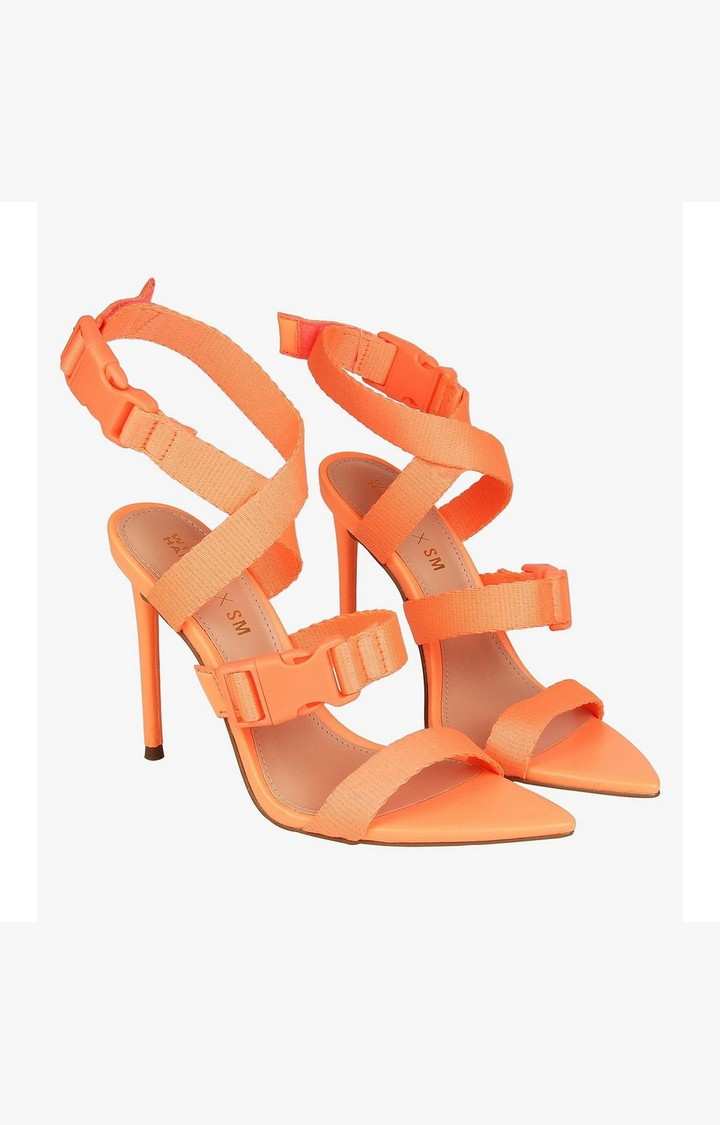 Rumpunch Orange Heel Sandals