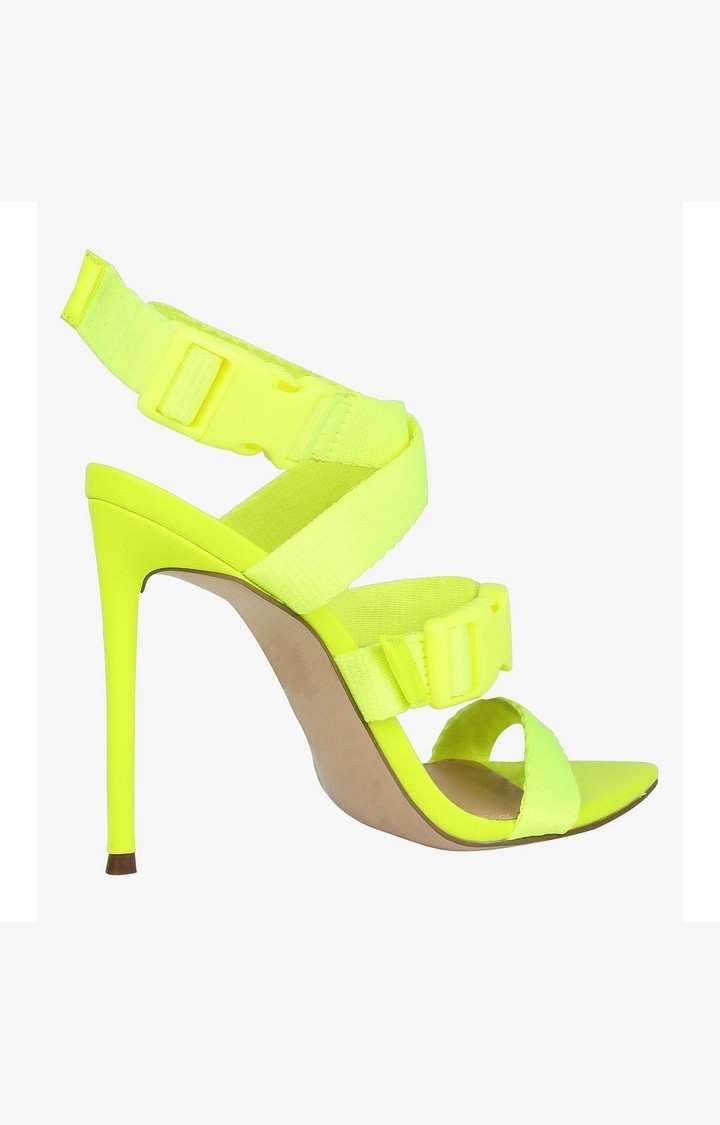 Rumpunch Yellow Heel Sandals