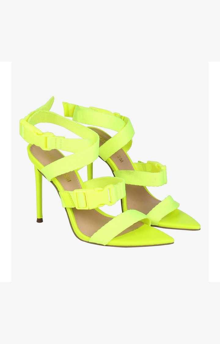 Rumpunch Yellow Heel Sandals