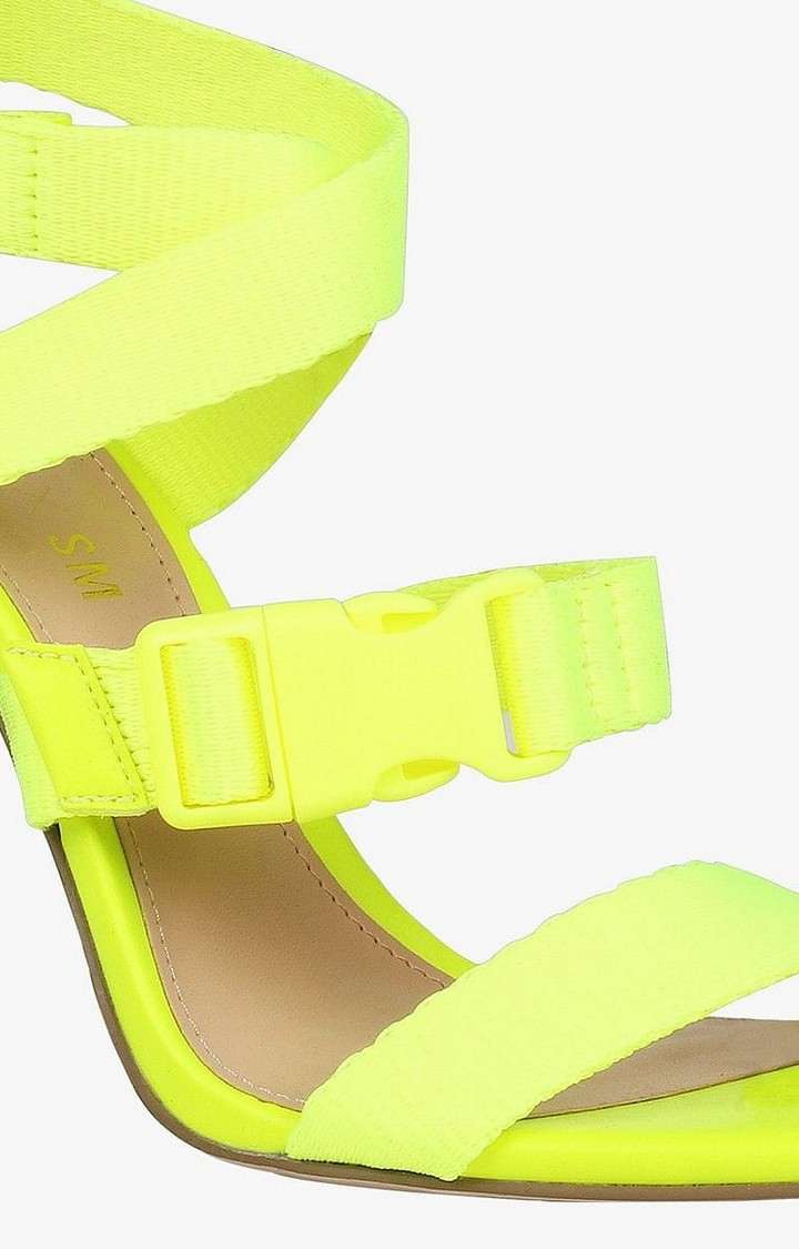 Rumpunch Yellow Heel Sandals
