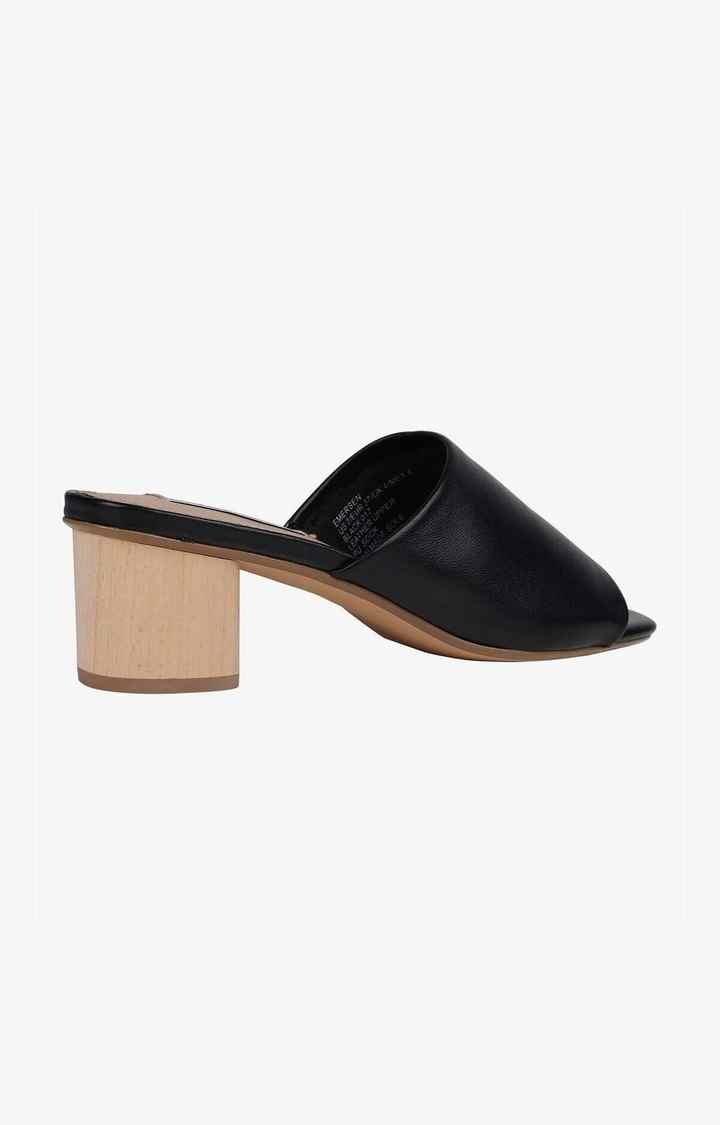 Emersen Black Heel Sandals