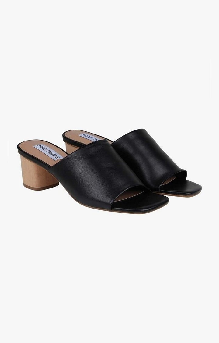 Emersen Black Heel Sandals