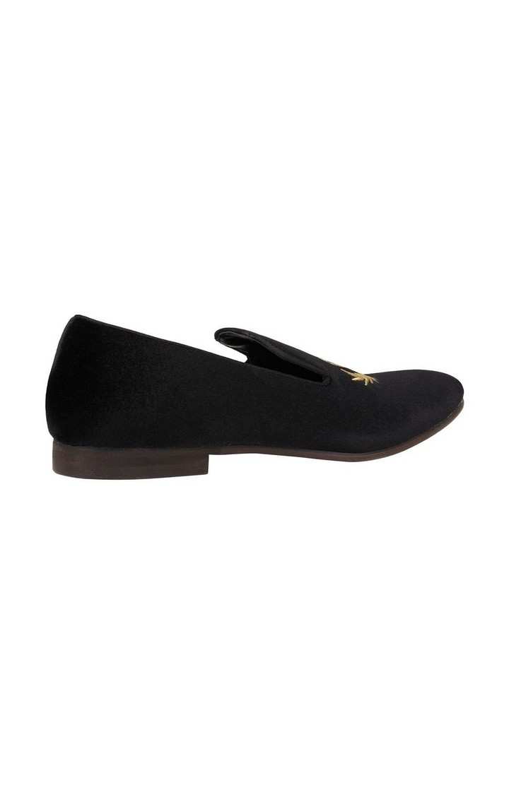 Leonardo Black Driver Loafers