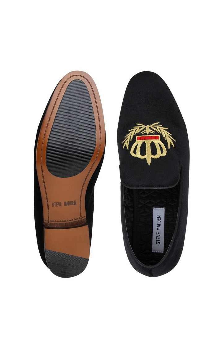 Leonardo Black Driver Loafers
