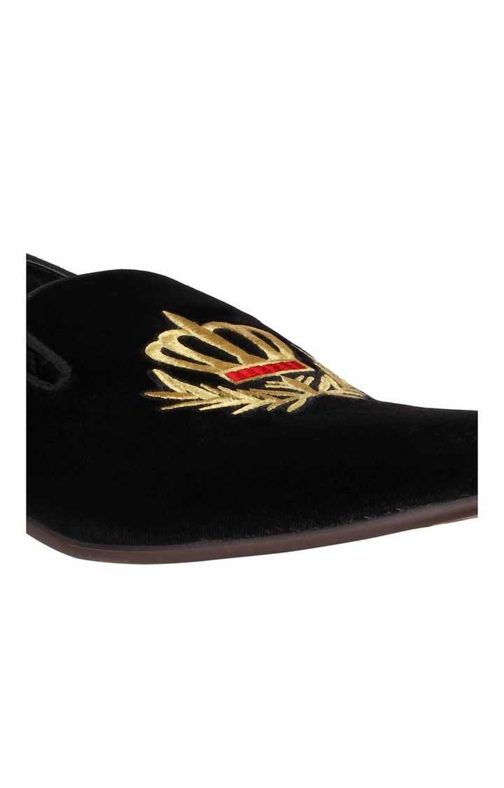 Leonardo Black Driver Loafers