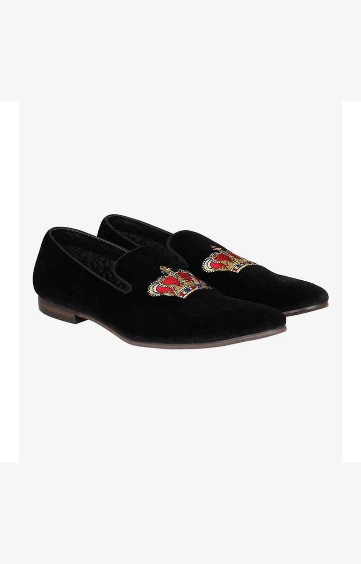 Louis Black Driver Loafers