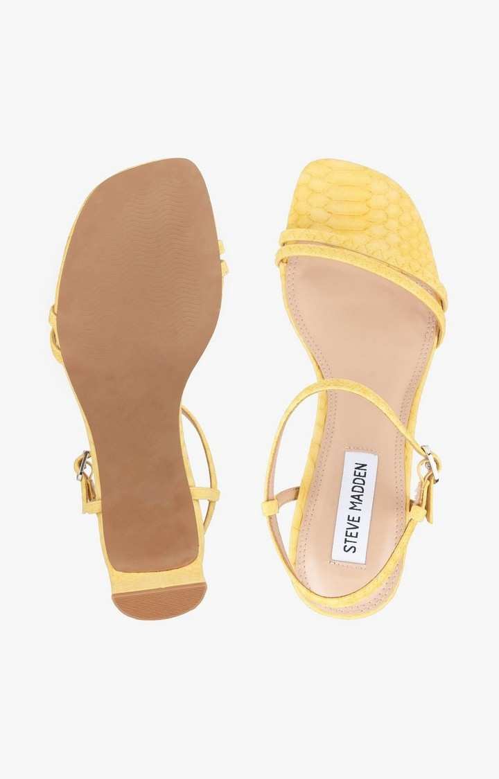 Livana Yellow Heel Sandals