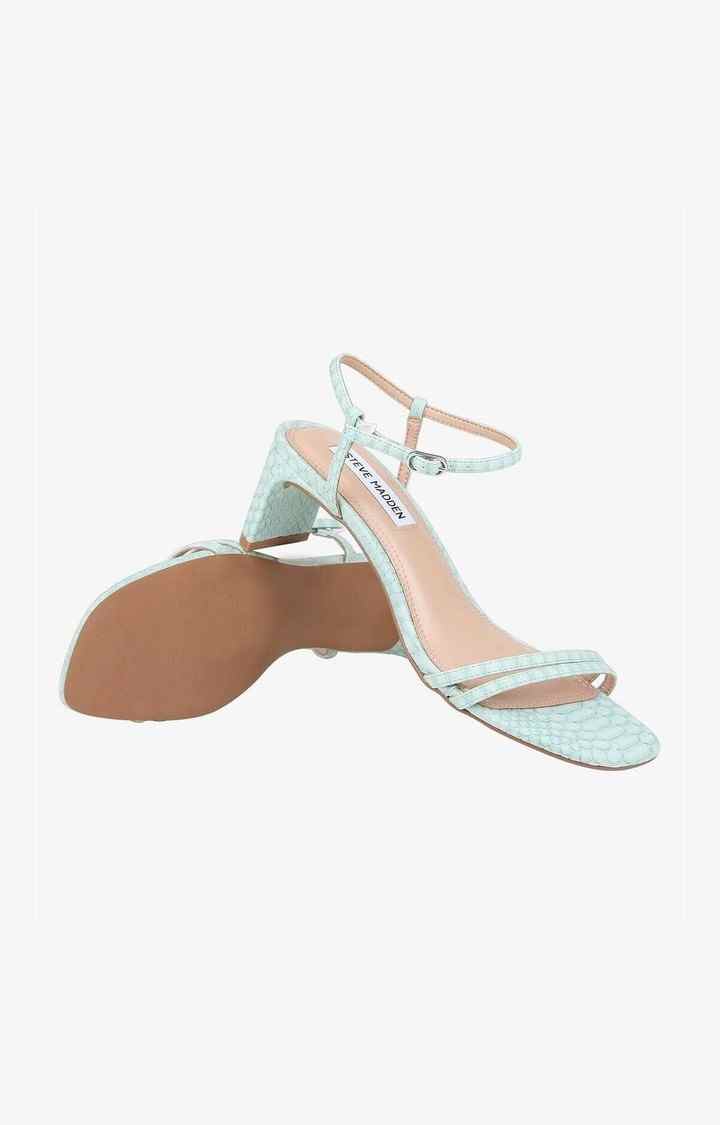 Livana Green Heel Sandals