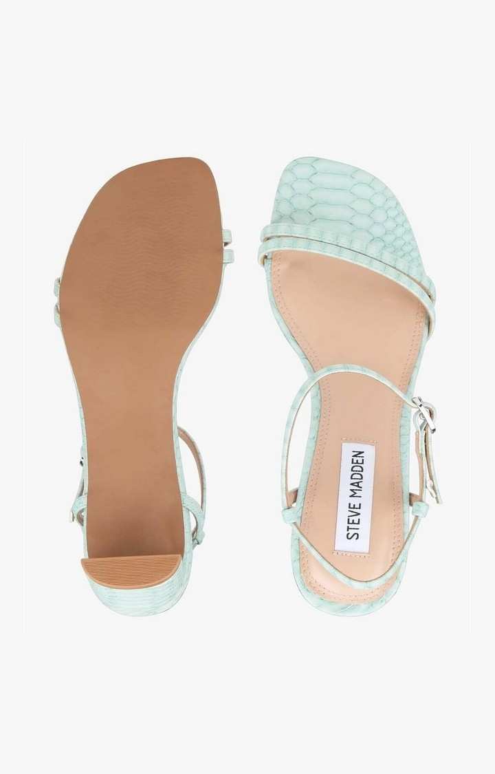 Livana Green Heel Sandals