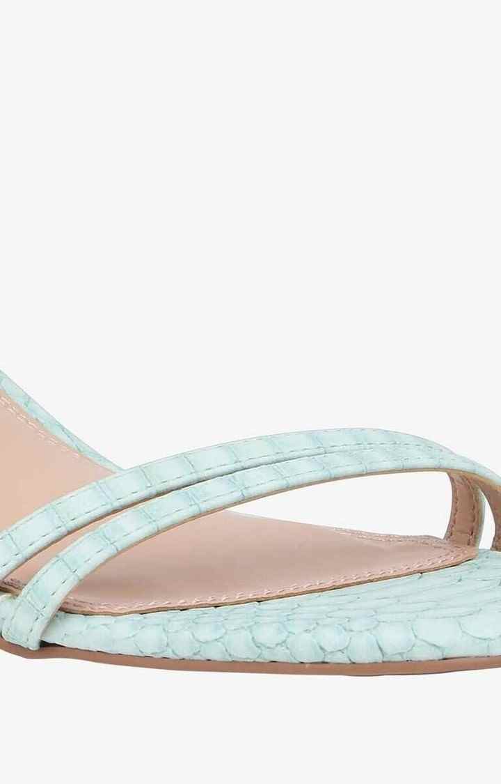 Livana Green Heel Sandals