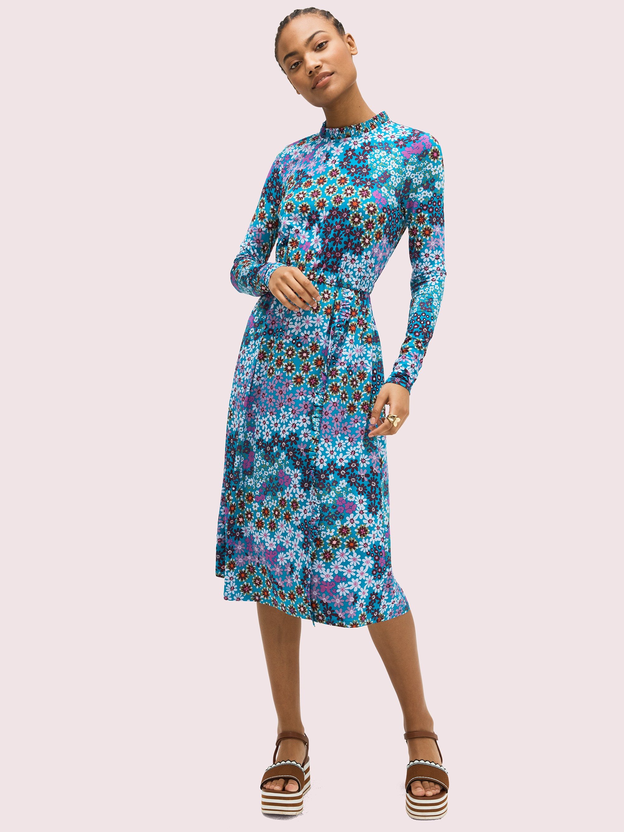 PACIFIC PETALS KNIT DRESS