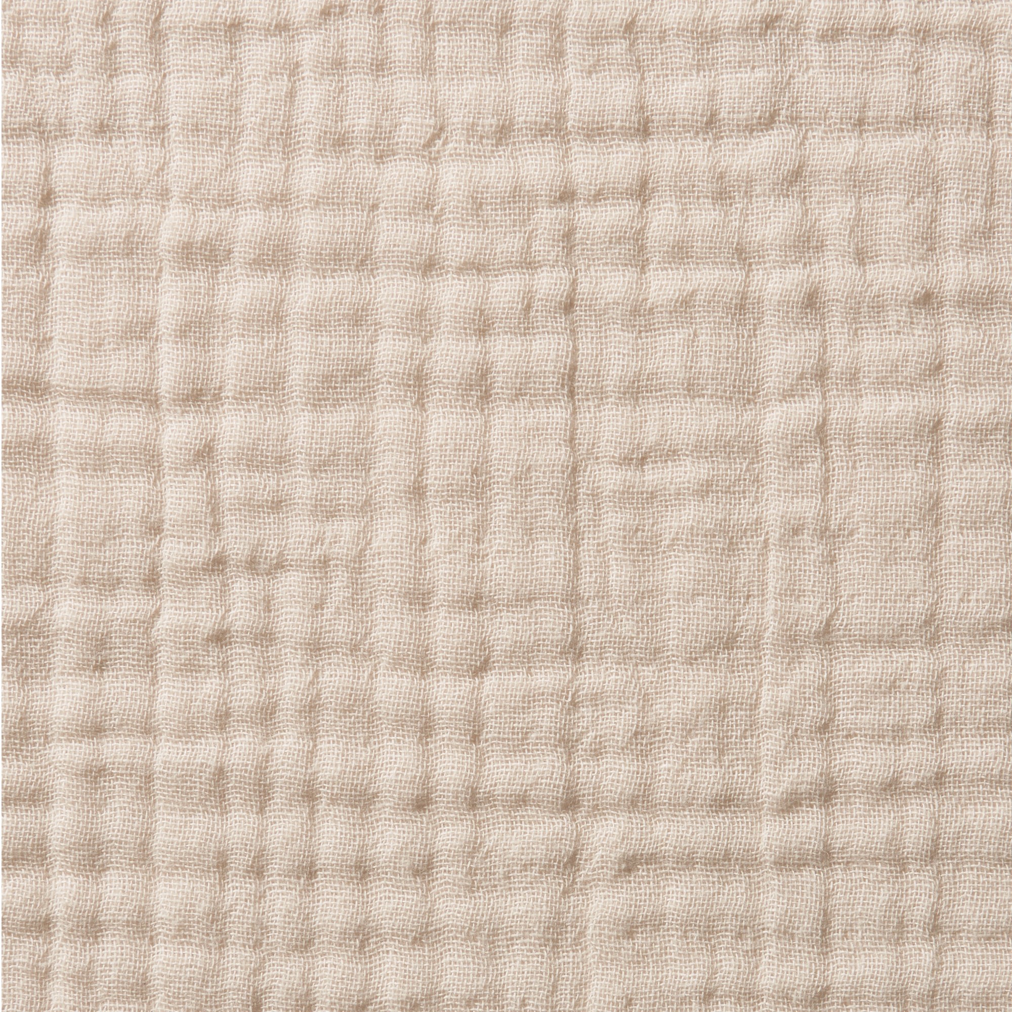 ORGANIC COTTON TRIPLE GAUZE DUVET COVER S BEIGE