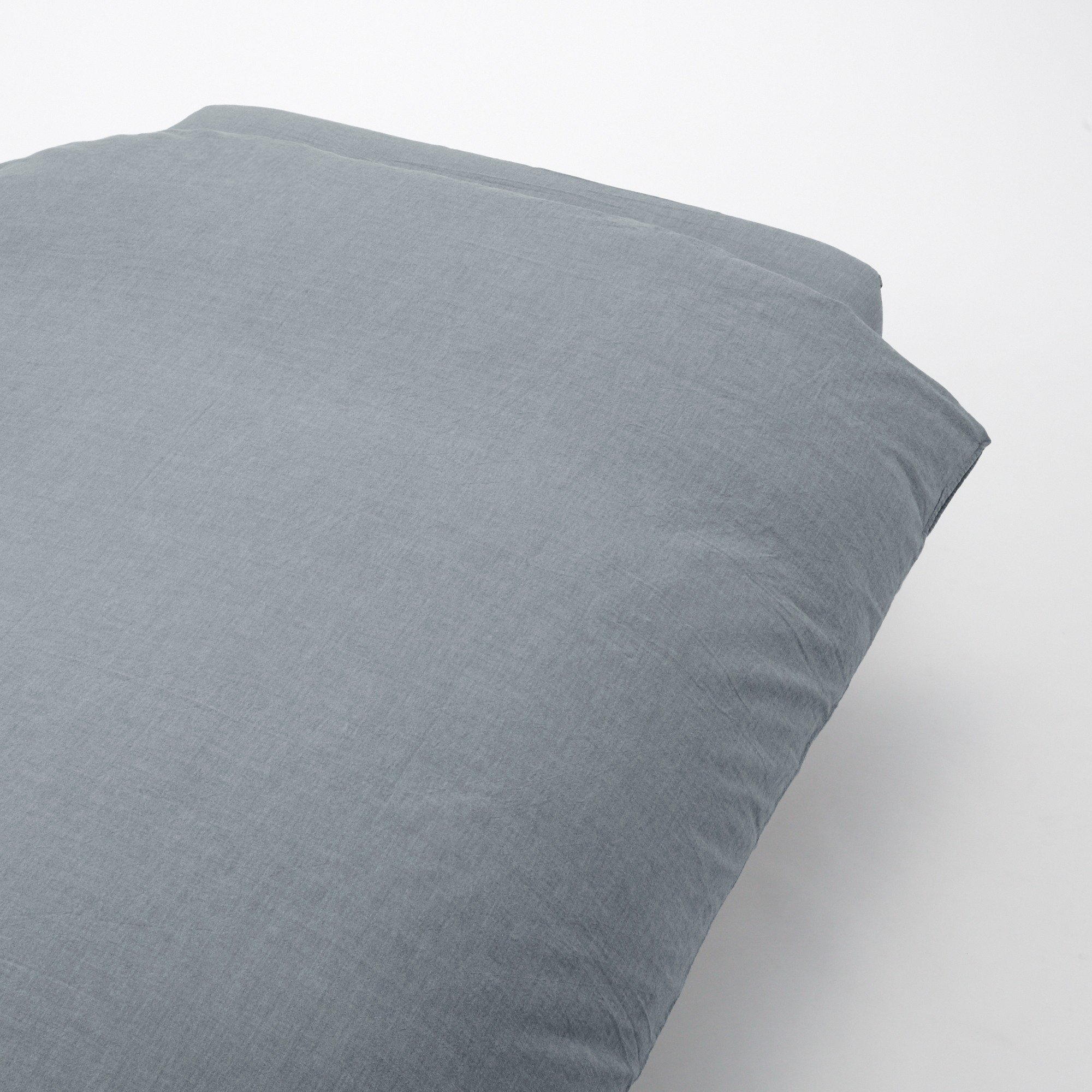 WASHEDCOTTON DUVET COVER S NAVY