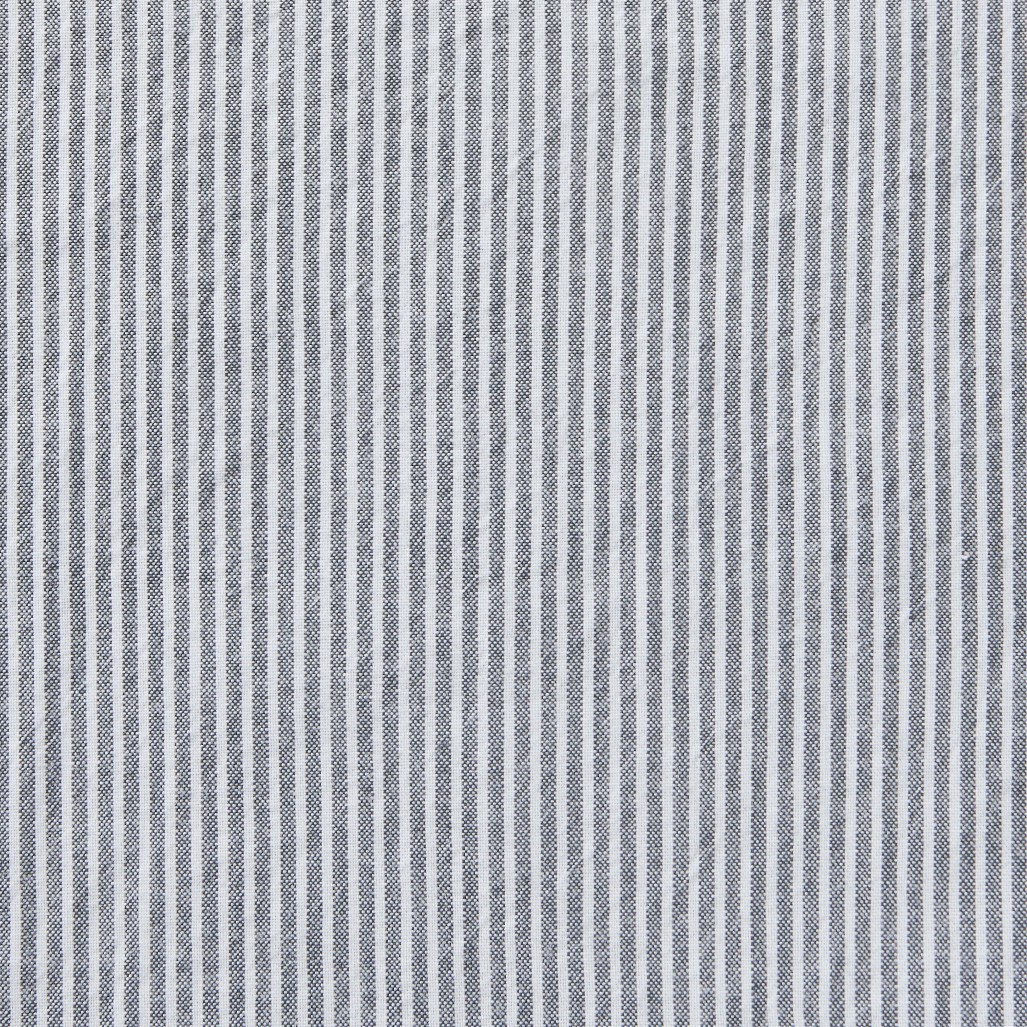 WASHED COTTON DUVET COVER K NAVY STRIPE