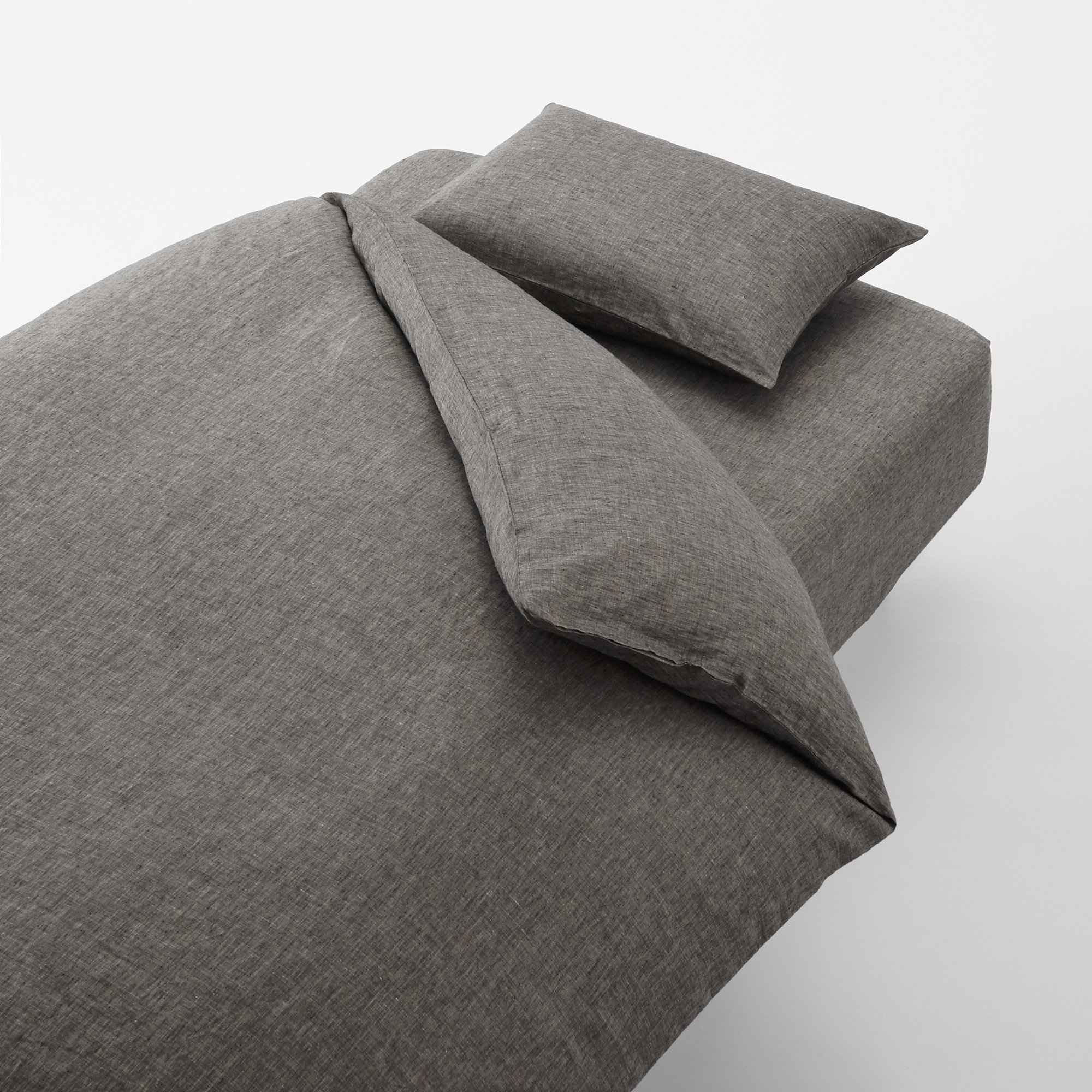 MUJI | LINEN PLAIN WEAVE DUVET COVER