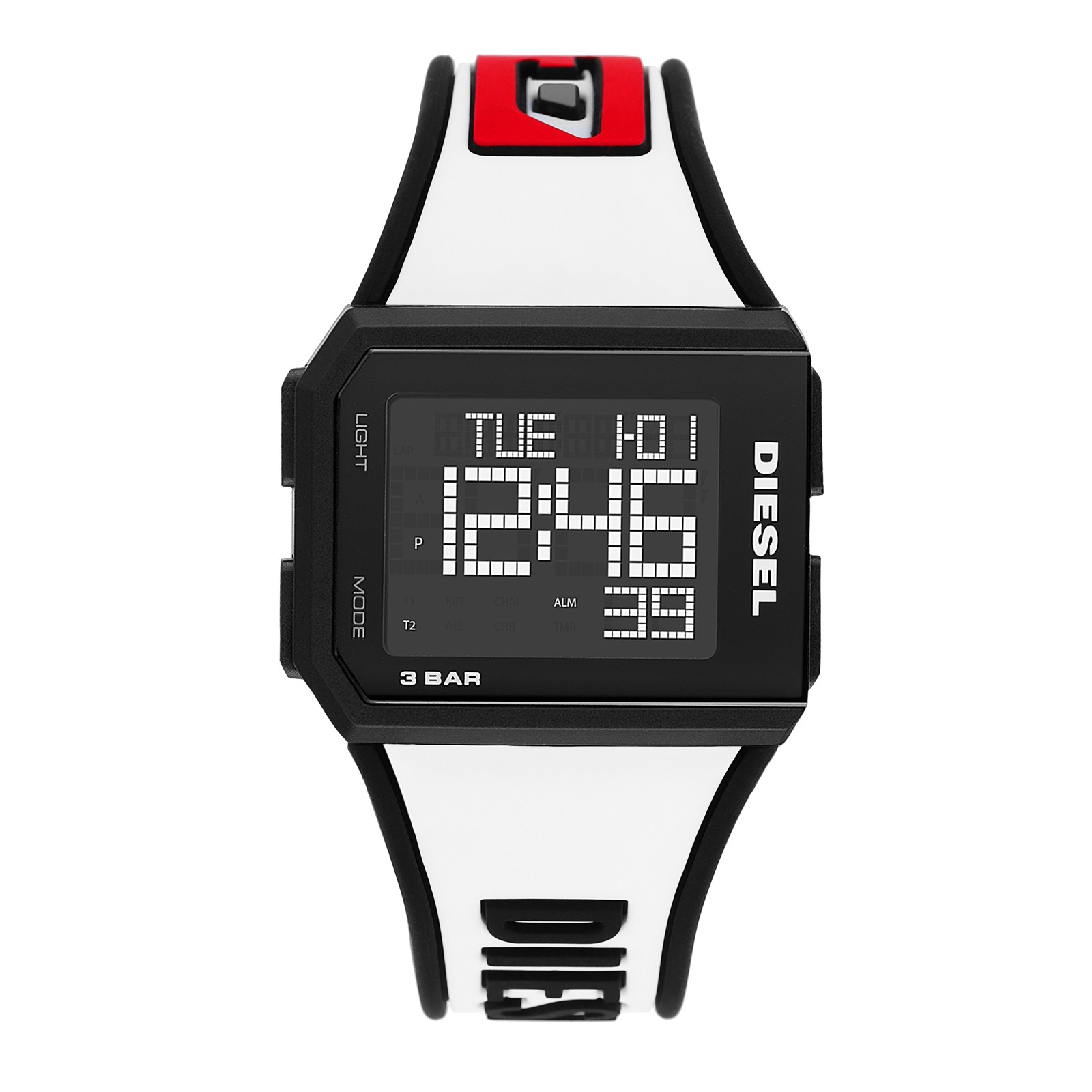 White Diesel Chopped White Watch Dz1922