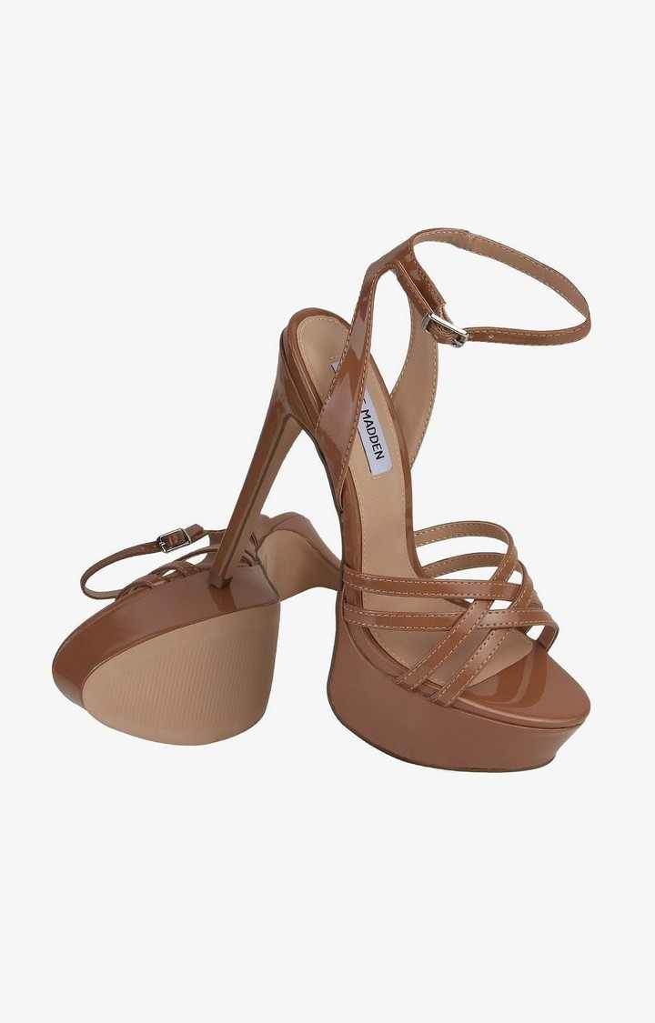 Shaed Beige Heel Sandals