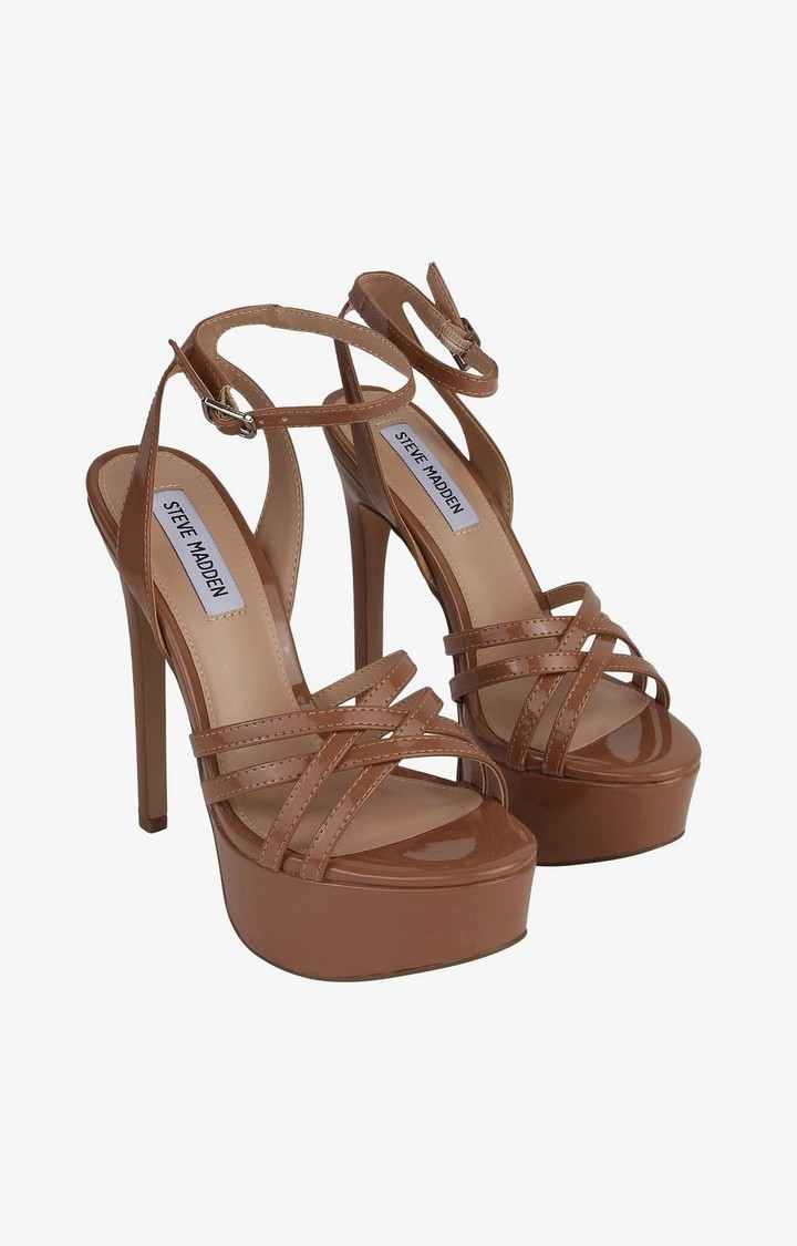 Shaed Beige Heel Sandals