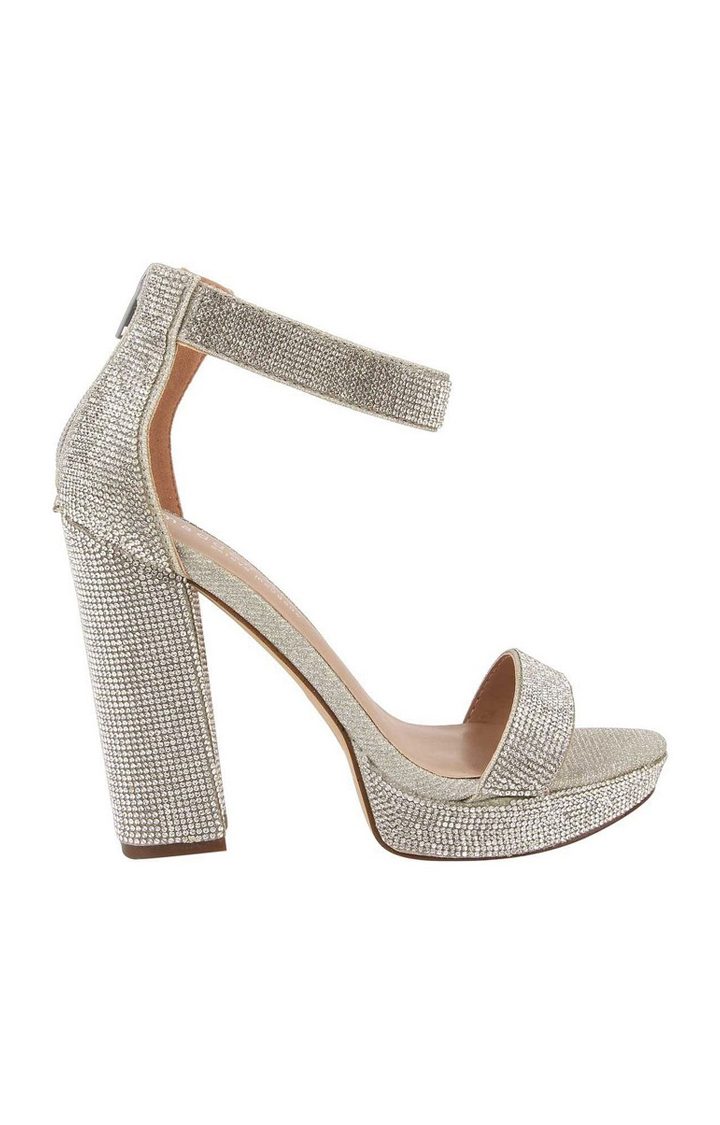 Siren-R Grey Heel Sandals
