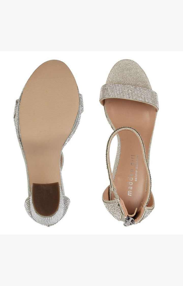 Siren-R Grey Heel Sandals