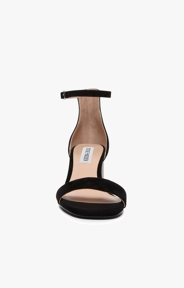 Regard Black Heel Sandals
