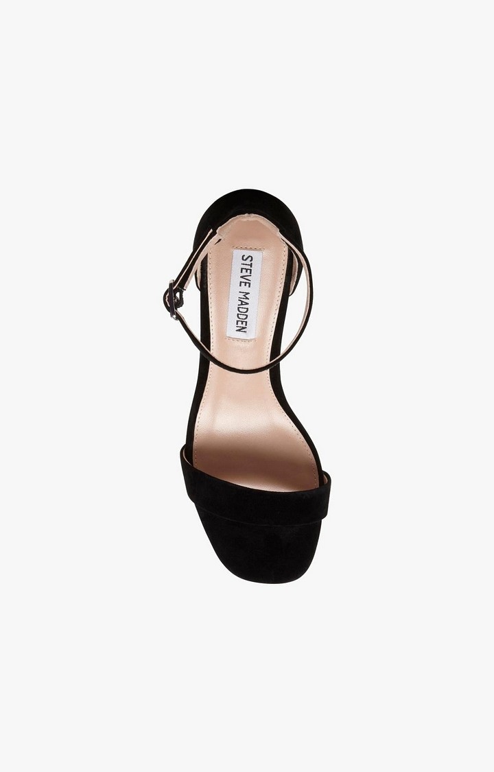 Regard Black Heel Sandals