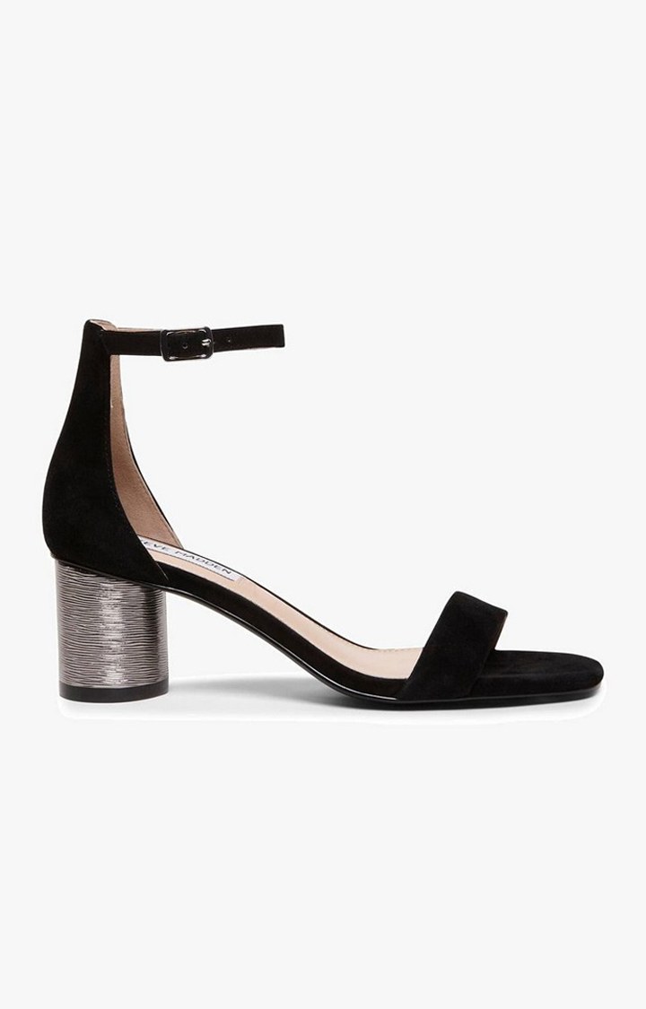 Regard Black Heel Sandals
