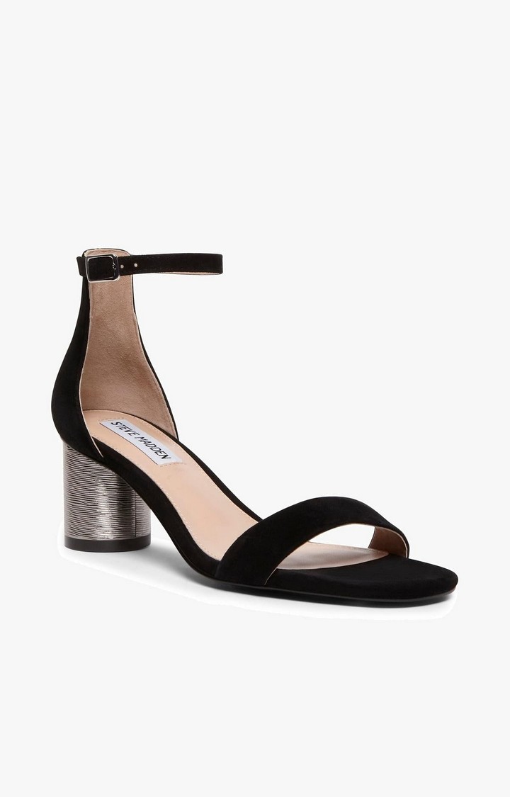 Regard Black Heel Sandals