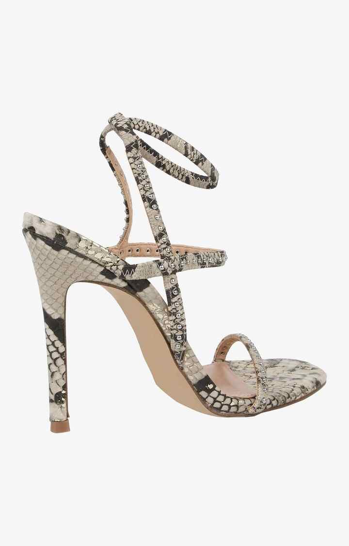 Nectur-S Gold Heel Sandals