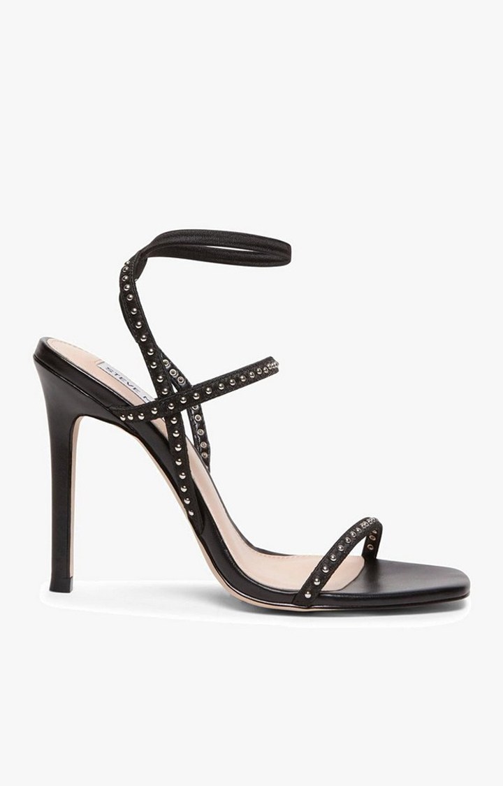 Nectur-S Black Heel Sandals