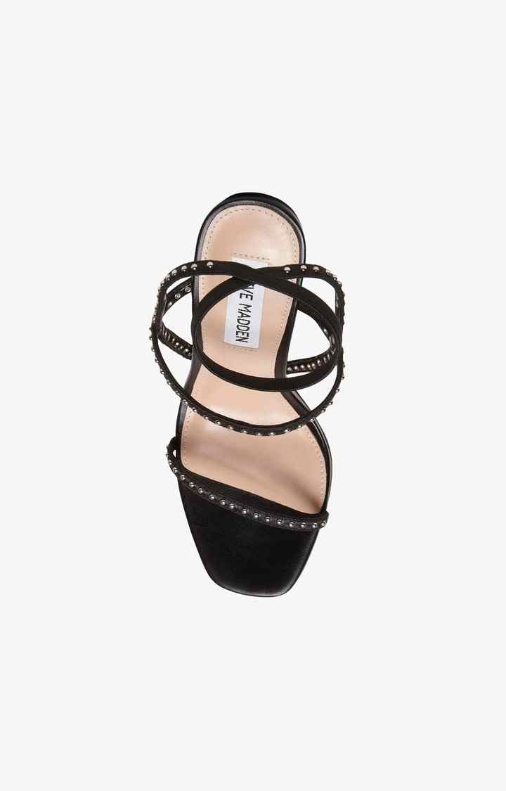 Nectur-S Black Heel Sandals