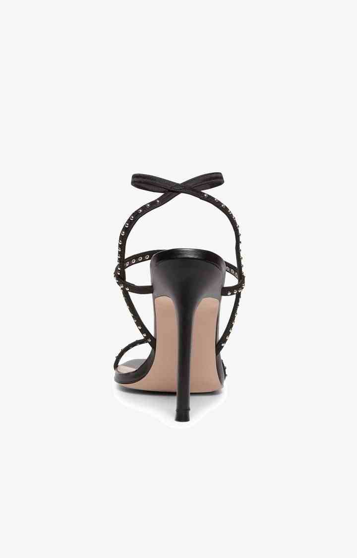 Nectur-S Black Heel Sandals