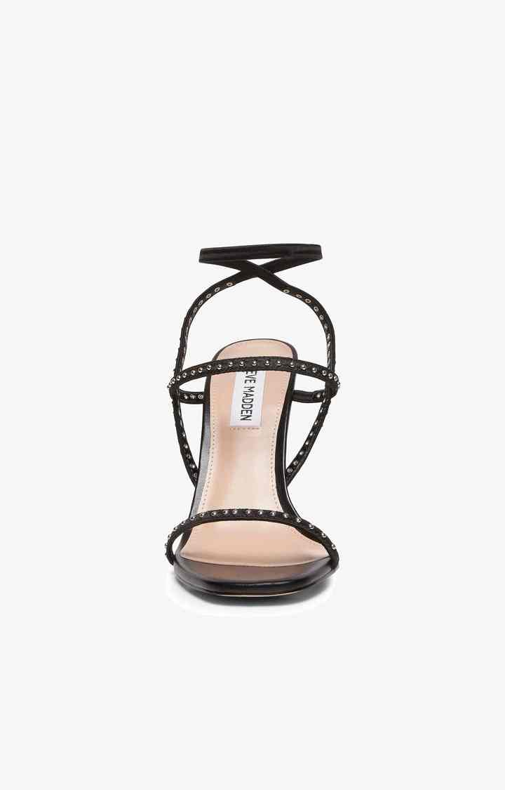 Nectur-S Black Heel Sandals
