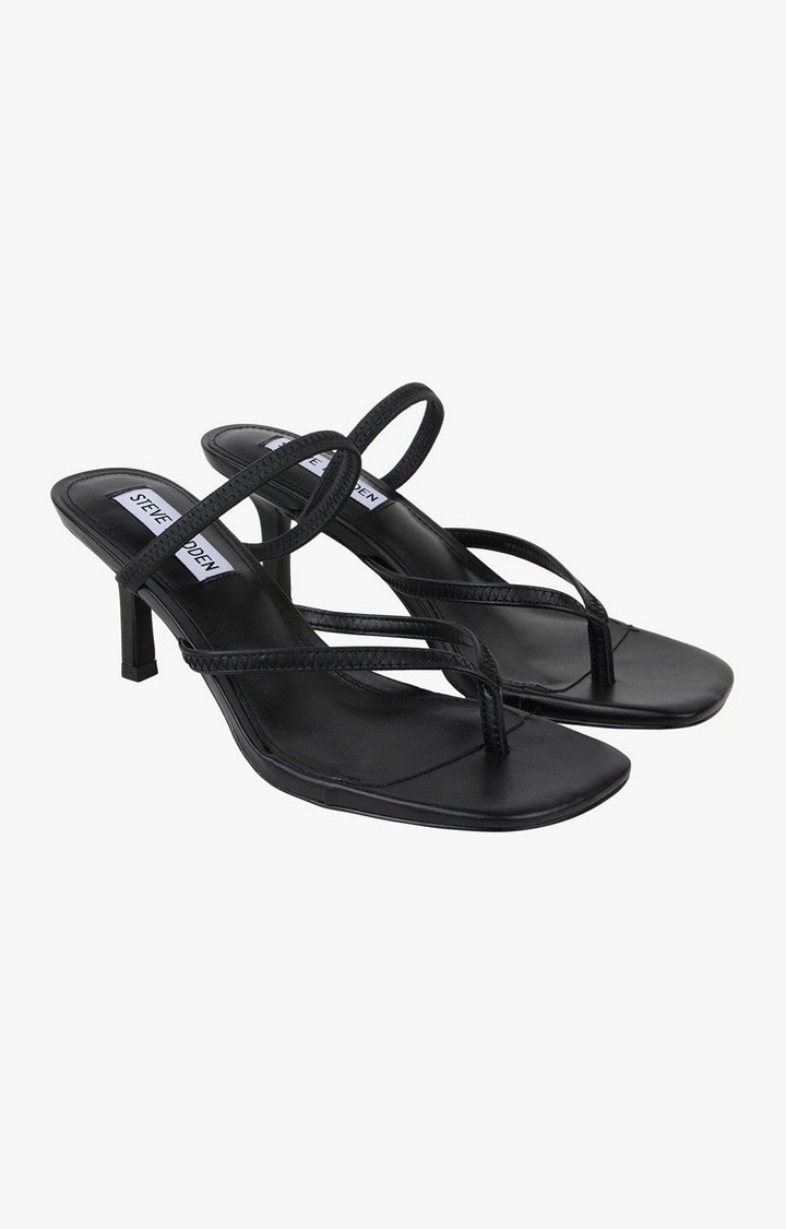 Lenden Black Heel Sandals