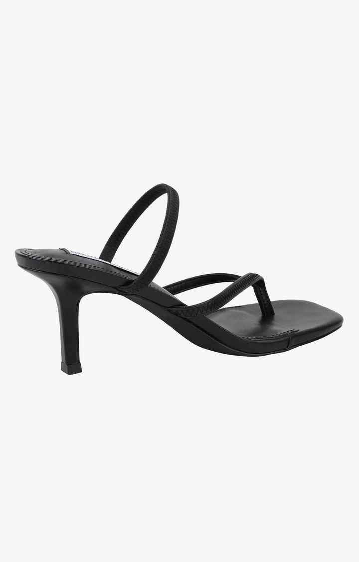 Lenden Black Heel Sandals
