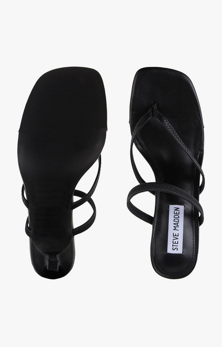Lenden Black Heel Sandals