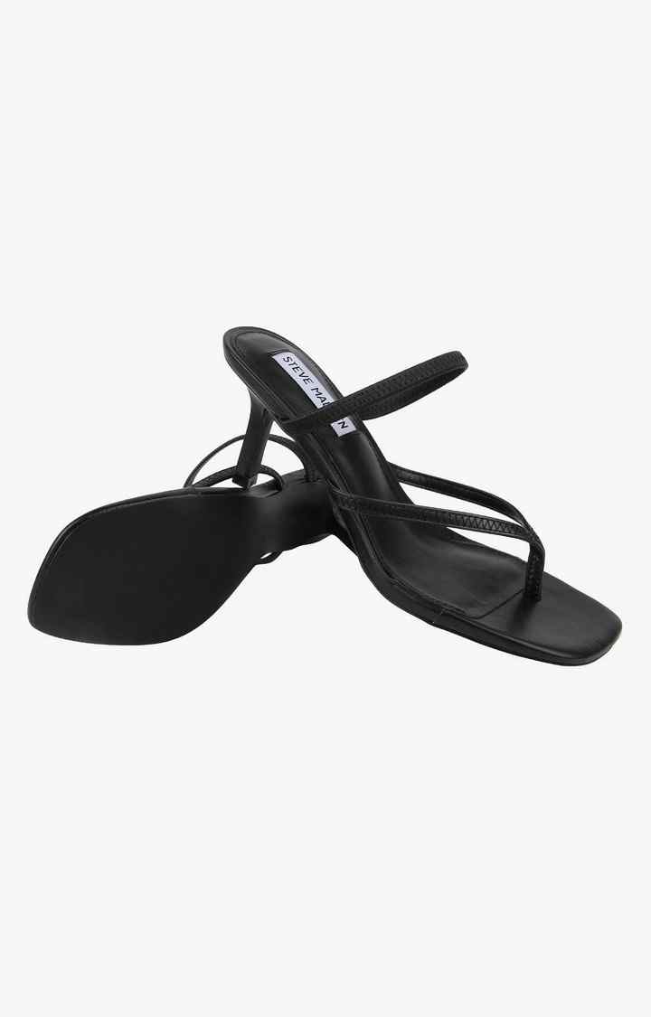 Lenden Black Heel Sandals
