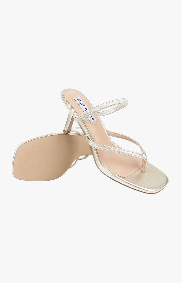 Lenden Gold Heel Sandals