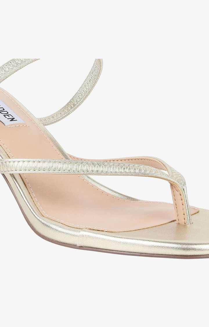 Lenden Gold Heel Sandals