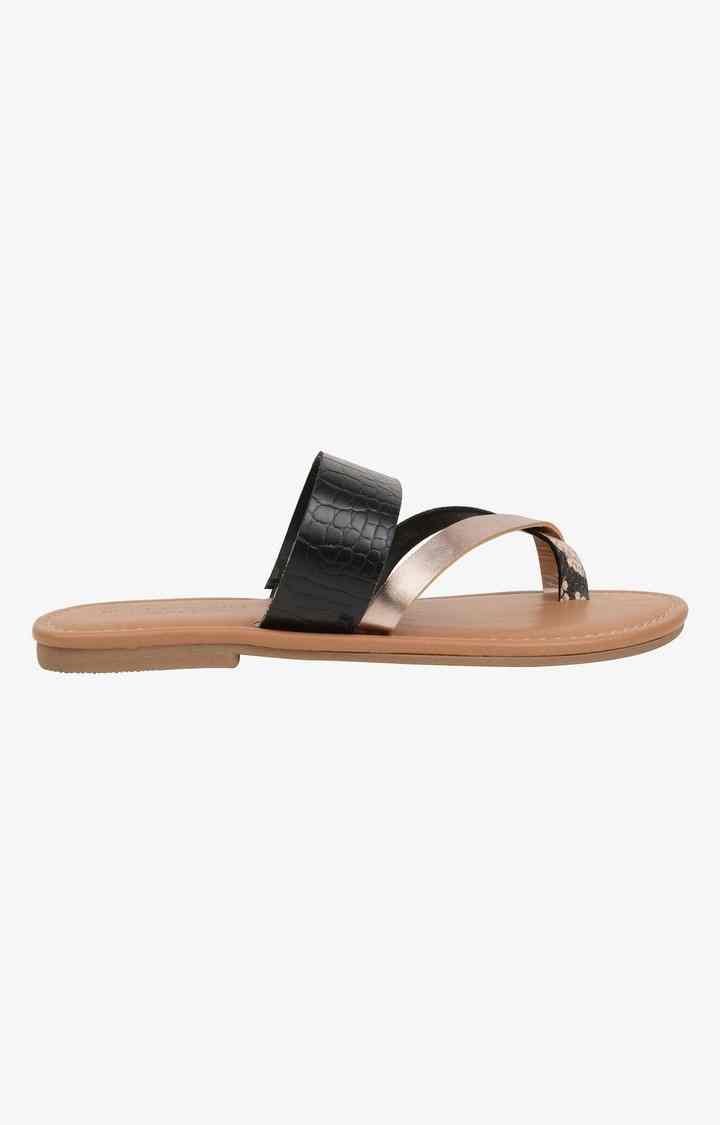 Sanna Black Flats
