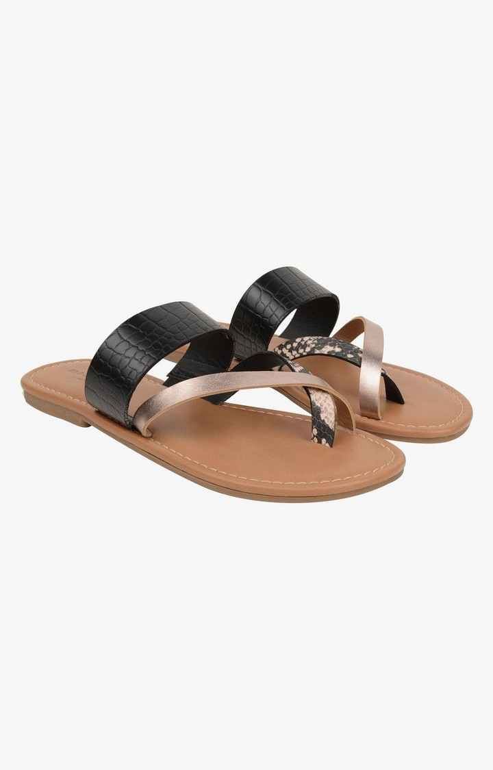 Sanna Black Flats