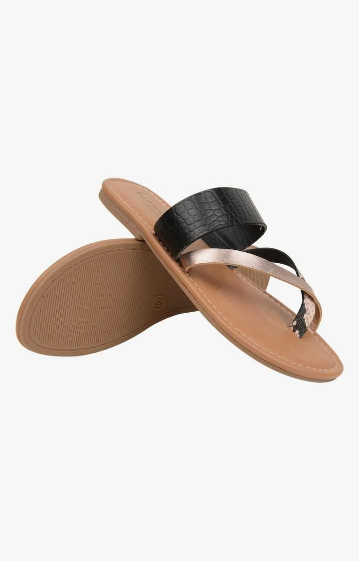 Sanna Black Flats